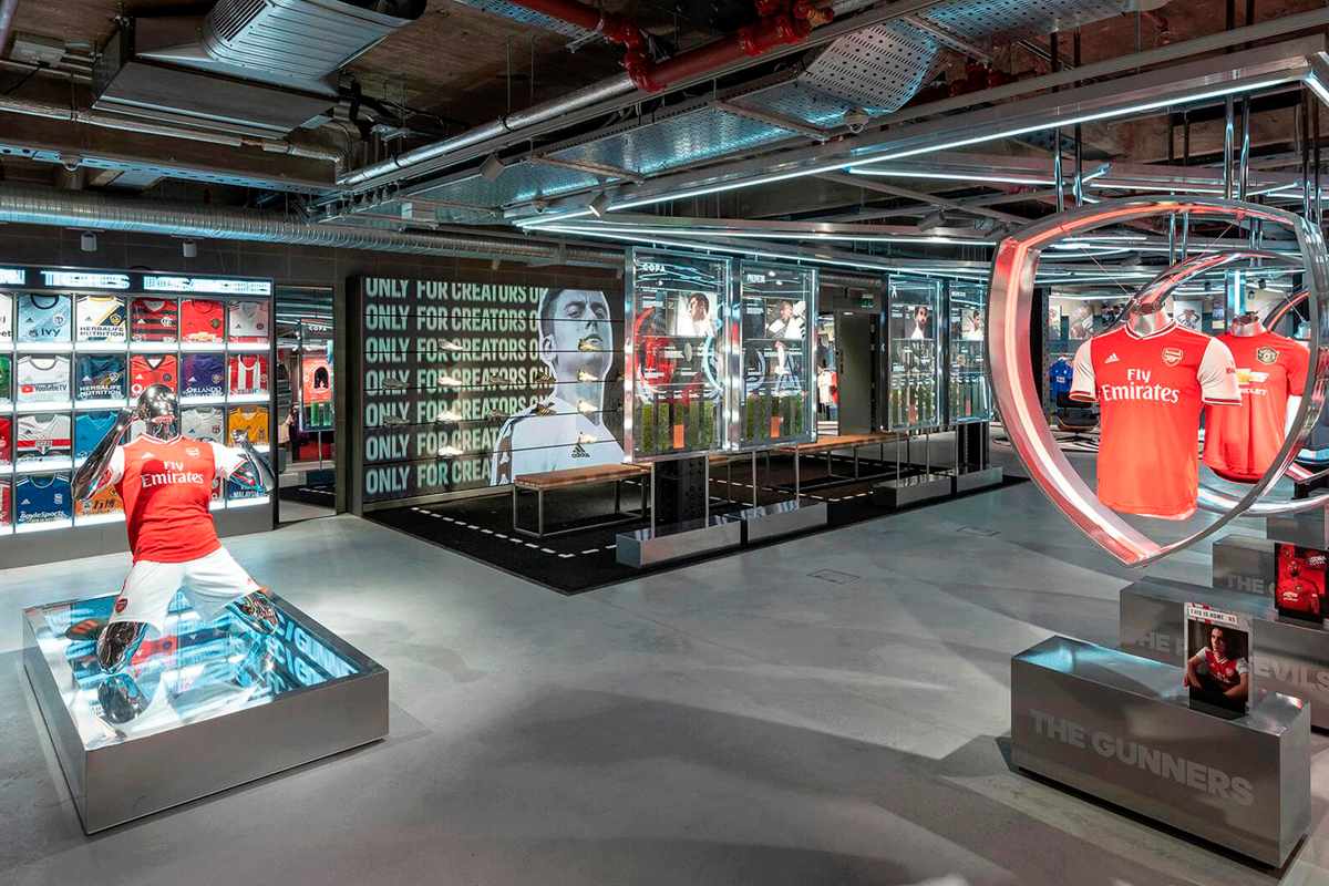 Adidas London flagship store Oxford Street