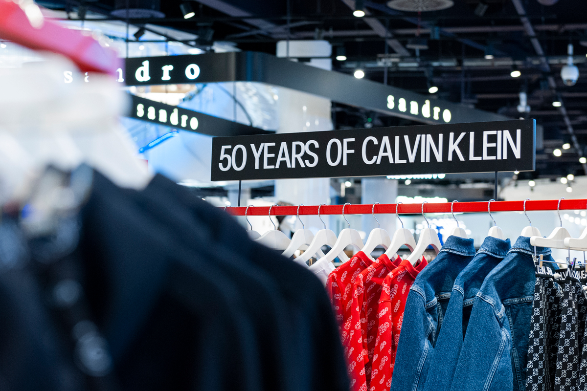 Calvin Klein selfridges rail