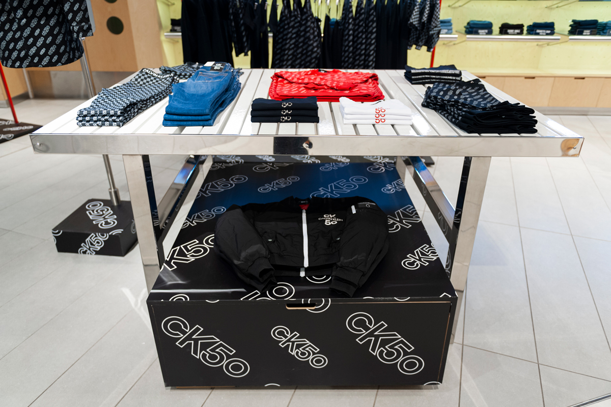 Calvin Klein selfridges table