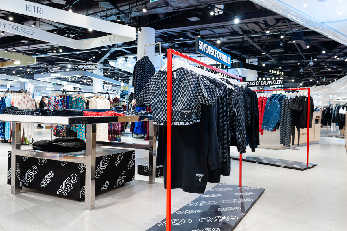 Calvin Klein selfridges rail