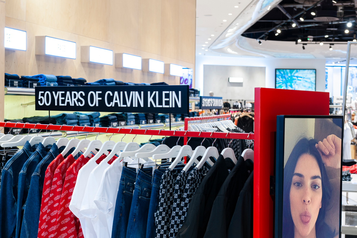 Calvin Klein selfridges rail