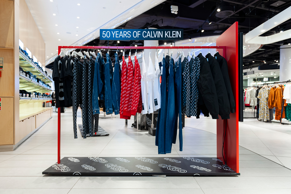 Calvin Klein selfridges rail