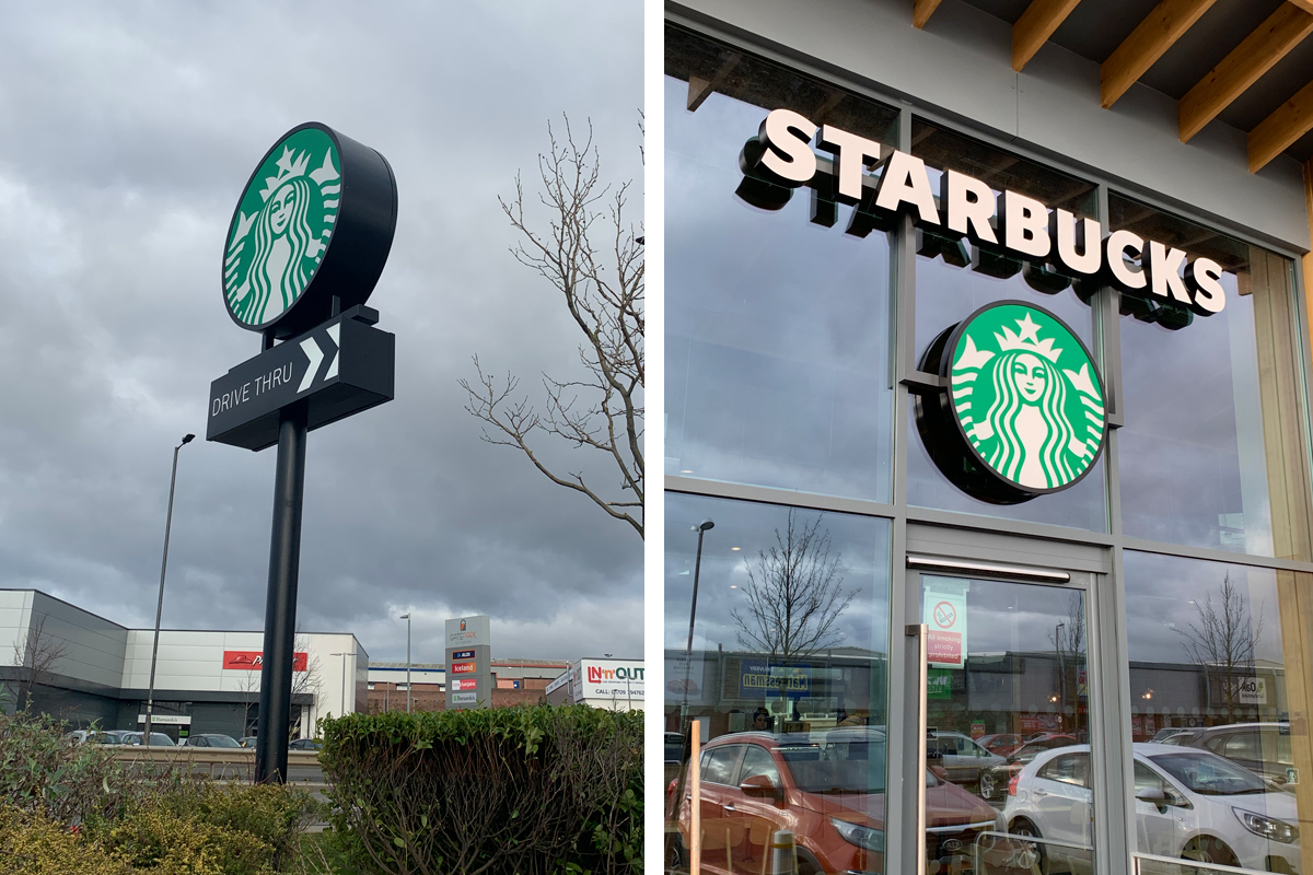 starbucks drive through