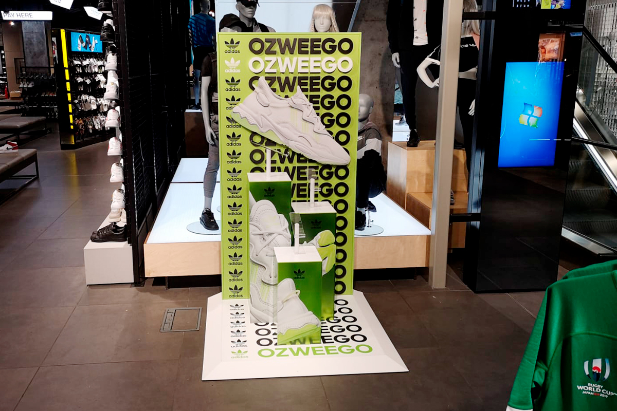 Adidas Ozweego launch zone