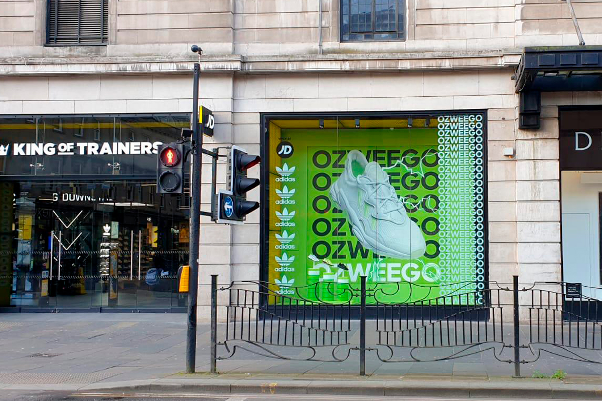 Adidas Ozweego glasgow window