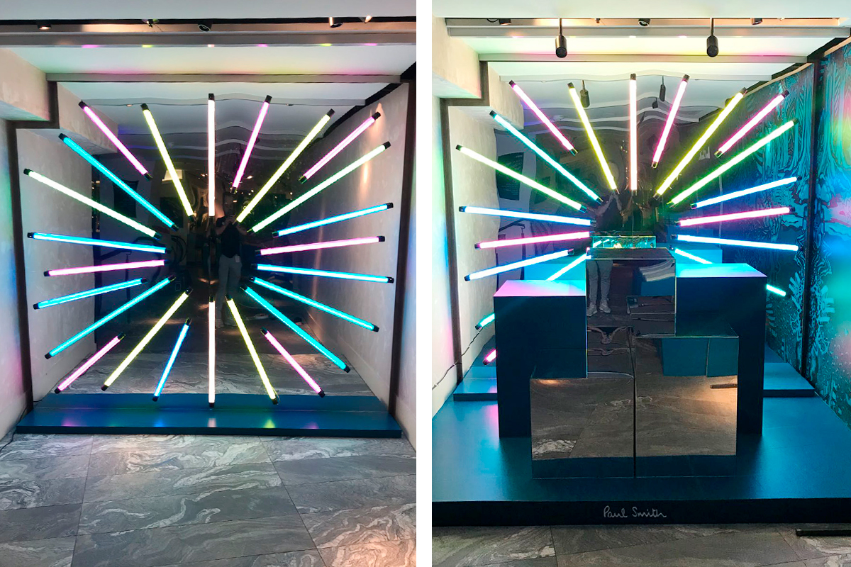 Paul smith harvey nichols tube lights