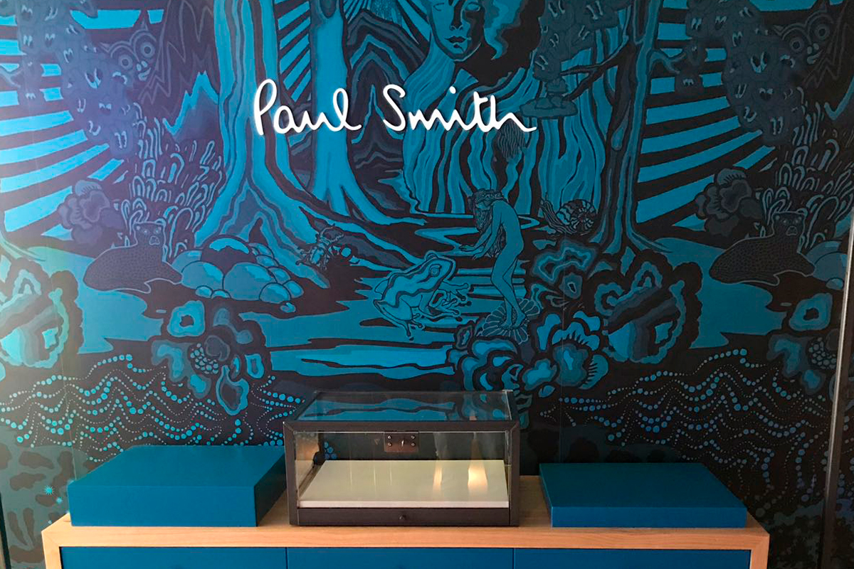 Paul smith harvey nichols main wall