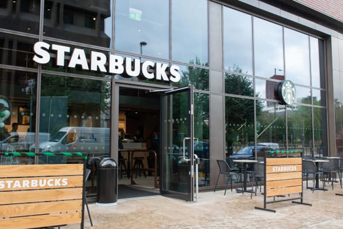 Starbucks external signage