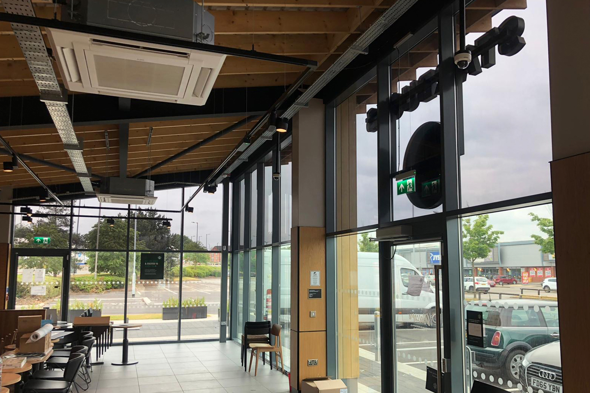 Starbucks Solar film Rotherham