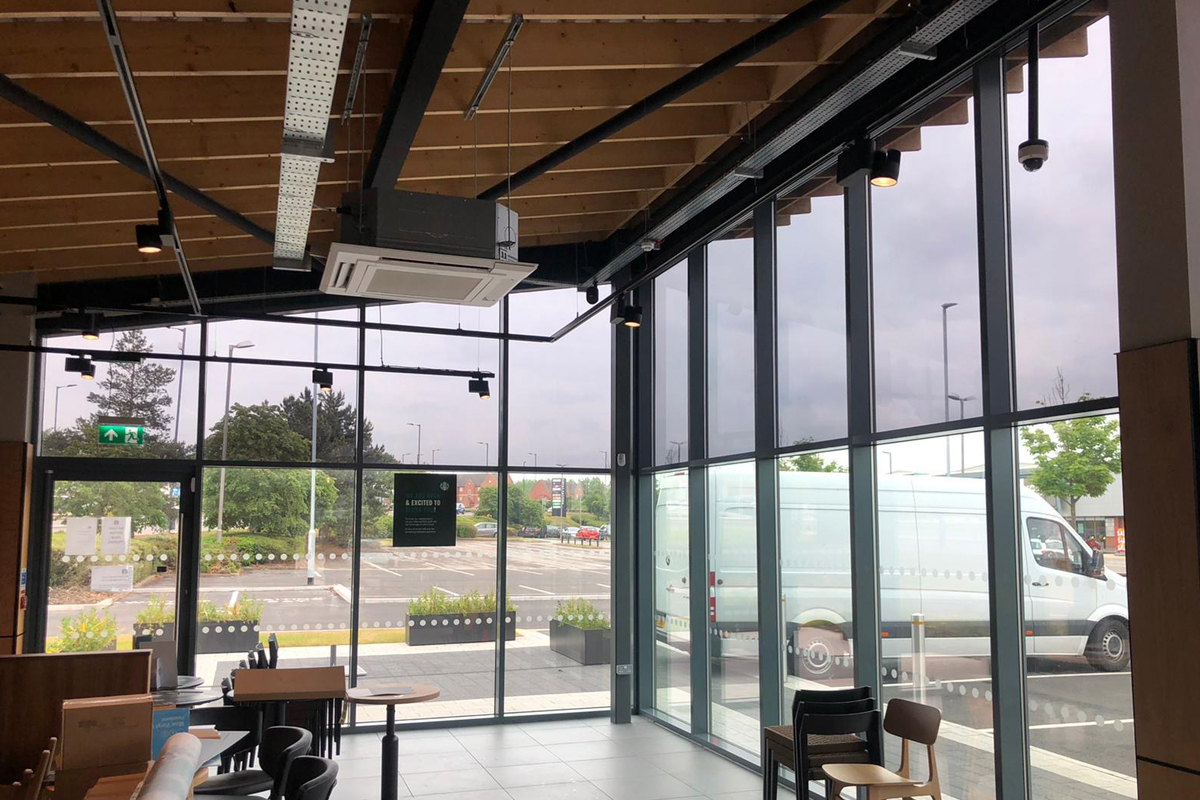 Starbucks Solar film Rotherham